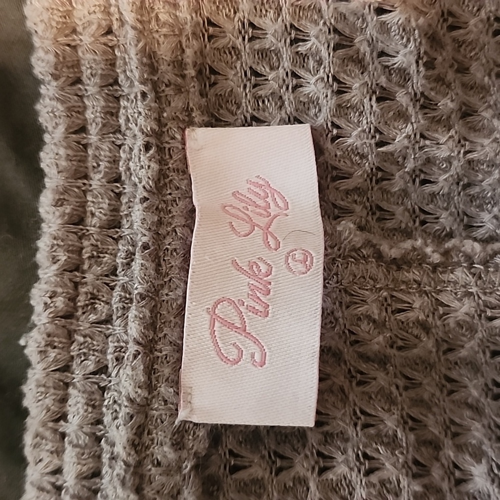 Pink Lily Waffle Knit Top - Picture 3 of 4